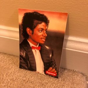 Rare Michael Jackson Supreme Sticker